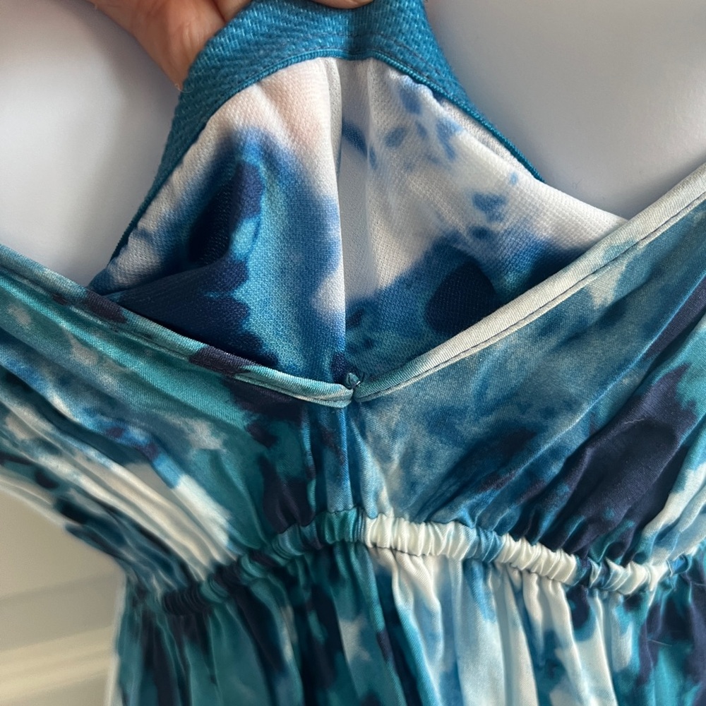 OM + NADIS Blue Maxi w/pockets💜 NWOT Could fit up to size Small - Picture 7 of 9